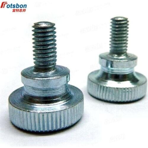 M4 Knurled Thumb Screw With Collar With Knurling Screws Manual Adjustment Screws Bolt Knukles Tornillos Parafuso Tornillo DIN464