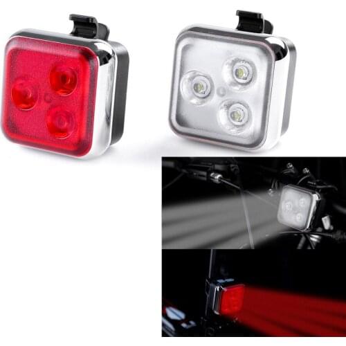 Tail Lamp Of Mountain Bike Usb Charging Bicycle Lamp Mountain Bike Safety Alert Bicycle Warning Light Parts