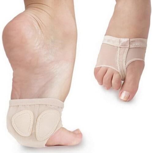 USHINE professional belly ballet dance toe exercise feet care accessories half soles gym socks ballet dance shoes woman