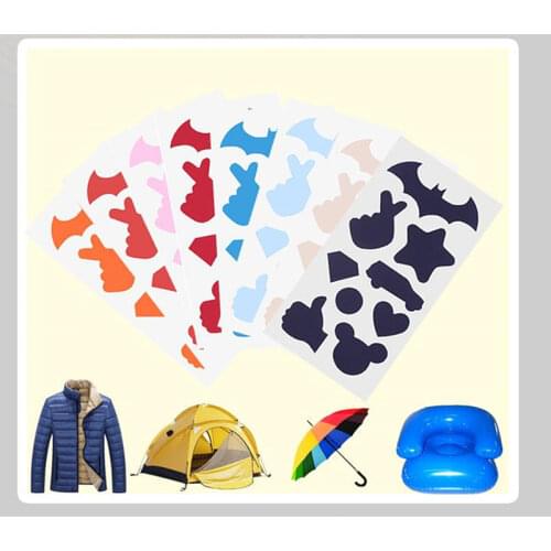 1pcs Self-adhesive cloth waterproof patch down jacket hole repair cartoon shape coat cloth raincoat umbrel applique Decoration