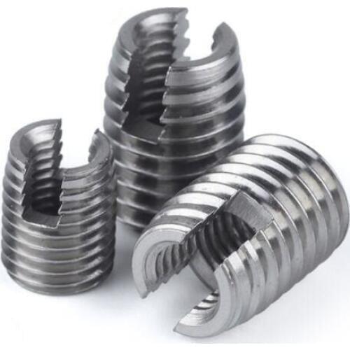 5pcs M2/M3/M5/M6/M8 self tapping braces screws sheath bolts slotted thread protector stainless steel