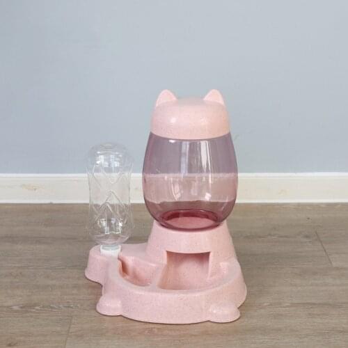 Dual Port Dog Automatic Water Dispenser Feeder Utensils Bowl Cat Drinking Fountain Food Dish Pet Bowl Cats Pet Dogs Pet Feeder
