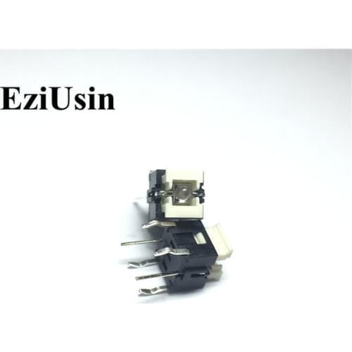 EziUsin 100pcs 6*6*7 With Red Light LED PCB Keyboard Light Touch Micro Switch Mini Touch Button Keys Interrupteur DIY