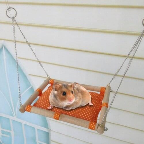 Cotton Hameter Swing Hanging Hammock Cage Nest Soft Comfortable Sleeping Bed Square Hammock Small Animals Supplies