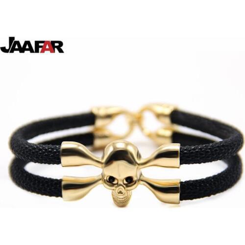 Hot Selling New Fashion Custom size Stingray skull bracelet for man women Luxury man Skull Bracelet jewelry wholesale