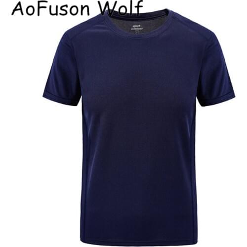 Men Quick Dry Weat Absorbent Breathable Fitness Gym T-shirts Hiking Camping Trekking Running Plus Size Army UV T-shirt L-8XL