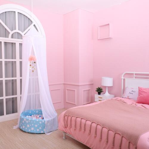 Nordic Style New bednets for Baby with Tassel and Lace Baby Playhouse Crib Decoration Dome Mosquito Net Hanging Ocean Ball Cool