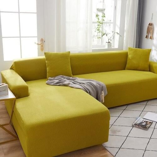 New Thick velvet Sofa Cover Elasticity Non-slip Couch Slipcover Universal Spandex Case for Stretch Sofa Cover 1/2/3/4 Seater