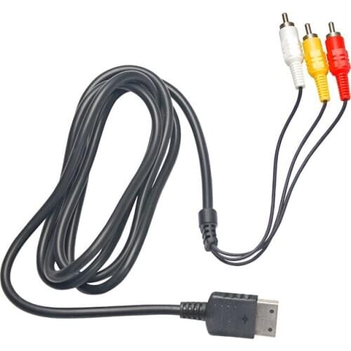 OSTENT 1.8m 6ft TV AV RCA Audio Video Cable Cord for Sega Dreamcast Console