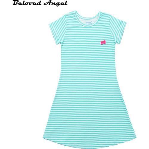 2019 New Baby Girls Summer Dress Kids Clothes Girls Dress Children Clothing Sweet Princess Party Wear Teens Girl Dresses 1-13Yrs