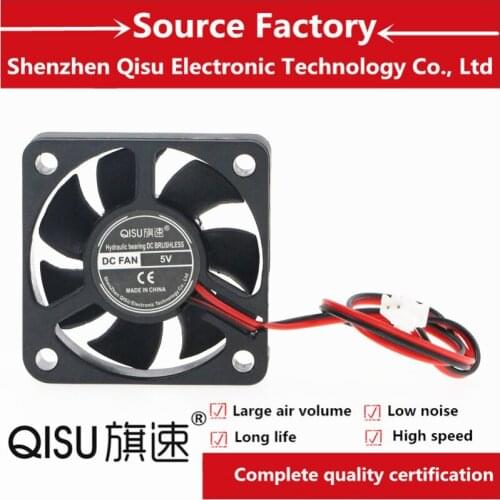 QISU/ 5015 24 v 12 v to 5 v 50 * 50 * 15 mm router 3 d printers, dc cooling fan