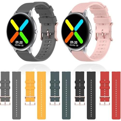 Watch Band For Xiaomi Imilab KW66 Wrist Strap Silicone Bracelet Adjustable Belt Smart Watch Accessories 22MM Universal Loop
