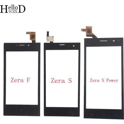 Mobile Touch Screen Panel For Highscreen Zera F Zera S rev.S Zera S Power Touch Screen Lens Sensor Digitizer Panel Front Glass