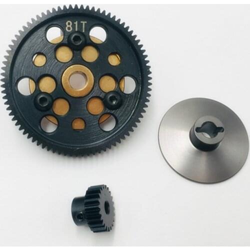 KYX Bigger Teeth Steel Spur Gear 48p 85T/83T/81T +Motor gear 22T for Axial scx10 Wraith