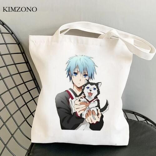 Kuroko No Basket shopping bag bolsas de tela bolsa canvas tote bag string ecobag grab