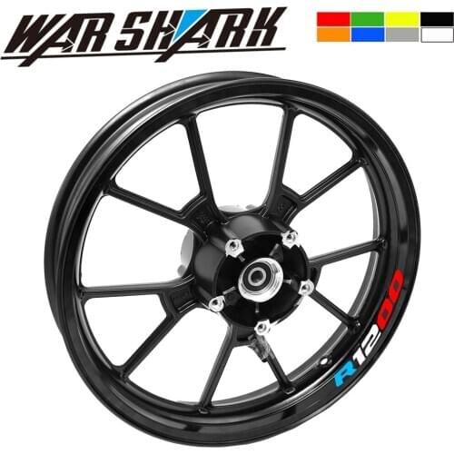 Motorcycle Reflective Wheel hub Stickers Auto Decors Wheel Stickers For BMW R1200 R1200R R1200RT R1200GS R1200GT R1200S