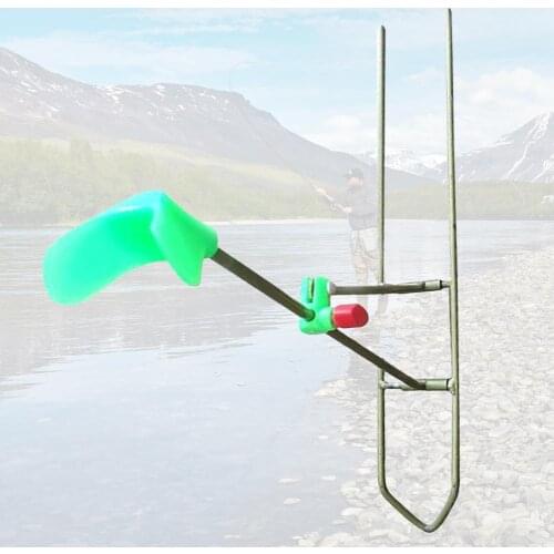 Stainless steel U-shaped fishing rod bracket Adjustable simple metal flexible color turret bracket Fishing tackle ground bracket