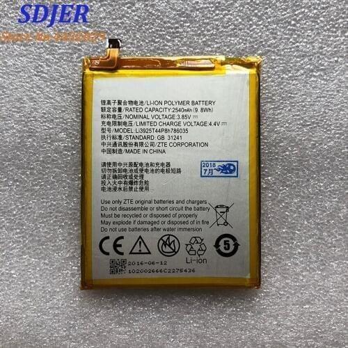 High Quality Li3925T44P8h786035 2540mAH Original Phone Battery For ZTE Blade BA910 A910 5.5inch Xiaoxian 4 BV0701 910