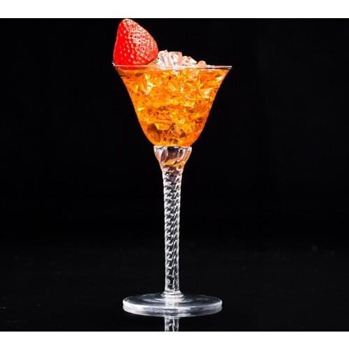 Japanese Lead Free Crystal Martini Glass Cocktail Champagne Goblet Bartender Professional Wine Cup 100 Ml Cup Glass