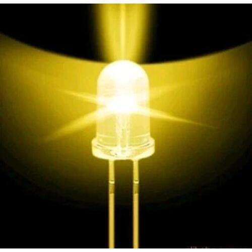 100pcs Super Bright 5mm Round UV/ yellow Led Emitting Diode F5 LED light for DIY lights