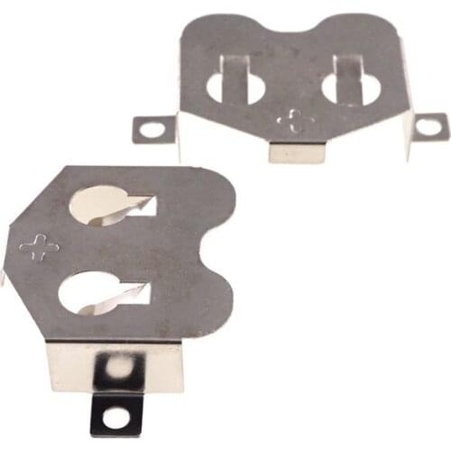 20pcs Lithium Primary Coin Cell Battery Holder CR2477 2477 Socket Diameter 24.5 mm Surface Mount PCB SMT Spring Steel Nickel