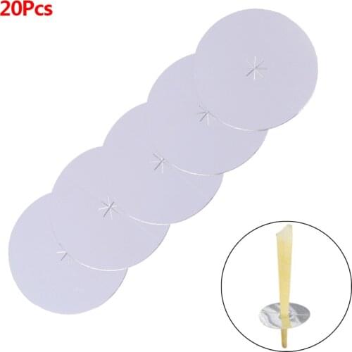 20pcs Beeswax Candle Protectors Ear Candle Pallet Ear Care Protective Disk New
