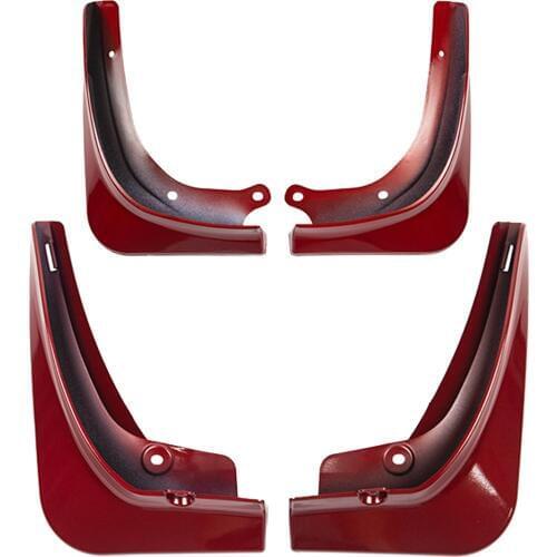 4Pcs Car Mud Flaps Splash Guards Fender Mudguard for Tesla Model 3 2016-2019, Red