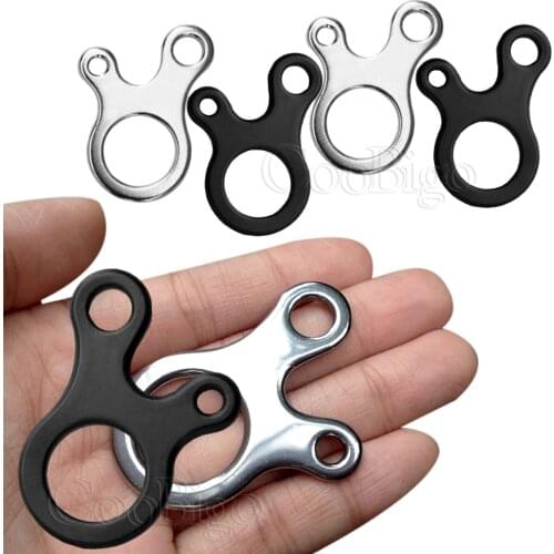 5pcs Quick Knot Tent Wind Rope Buckle 3 hole Antislip Camping Hiking Tightening Hook Wind Rope Buckles