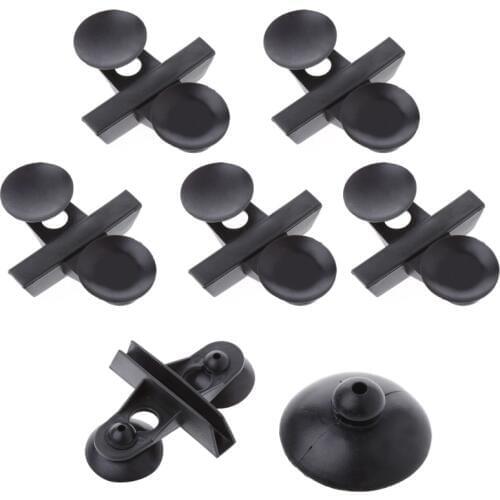 5pcs Aquarium Fish Tank Suction Cup Divider Black Plastic Sheet Holders Hot