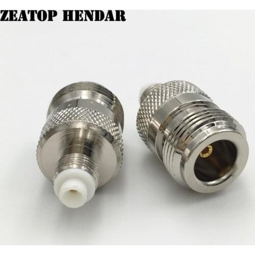 50Pcs Brass N Type Female Plug to FME Female Jack RF RF Straight Coaxial Converter High Quality Wire Connector