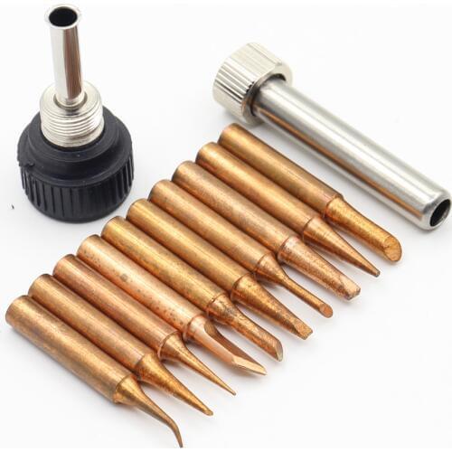 900M-T Diamagnetic copper soldering iron tip Lead-free Solder tip 933.376.907.913.951,898D,852D+ Soldering Station
