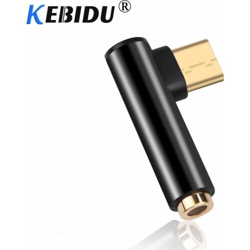 Kebidu Bundwin Type-C male to 3.5mm Jack female USB C Earphone Adapter AUX Audio Cable Converter for Xiaomi 6,Letv 2,2 pro,max 2