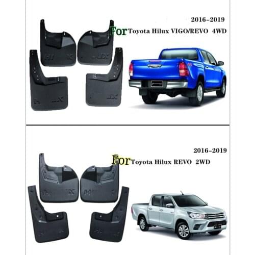 For Toyota Hilux REVO 4WD 2WD 2015 2016 2017 2018 2019 High quality Splash Guards Mud Flap Fenders Car Accessories