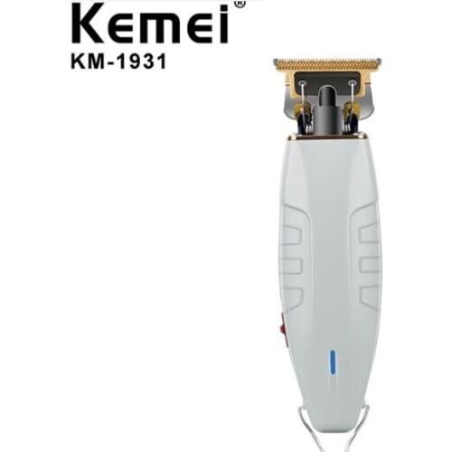 Kemei hair trimmer KM-1931 USB rechargeable hair clipper cordless haircut machine beard trimmer oil head clipper hair carving