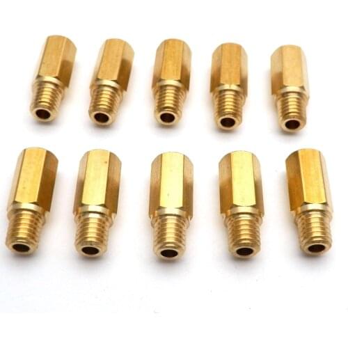 Pack of 10 Pieces Main Jet For Keihin FCR OKO KOSO PE PWK Carburetor Hexagon Motorcycle Main injector nozzle