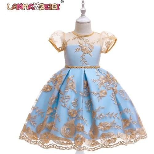 Летние платья для девочек LANMAOBEIBI China At AliExpress