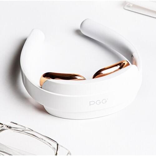 Mini-Foldable PGG Neck Massager Heating Vibration Pain Relief USB Rechargeable Cervical Vertebra Physiotherapy