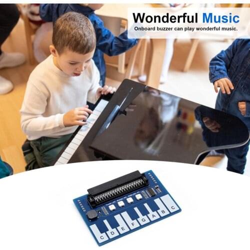 Mini Piano Module For Micro Adapter Expansion Card Piano Bits Without Microbit Board Mini Piano Music Expansion Board Dropship