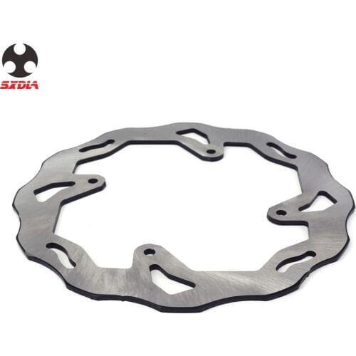 Motorcycle Silver Rear Brake Disc Rotors For Honda CR125R CR250R CRF250R CRF450R CRF450RX CRF250X CRF450X CRF 250R 450R