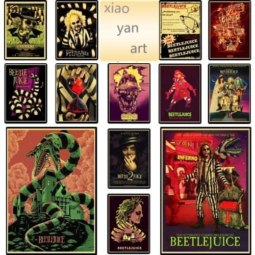 5D DIY Diamond Painting Classic Horror Movie Beetlejuice Full Diamond Embroidery Cartoon Home Decoration Cross Stitch Kits