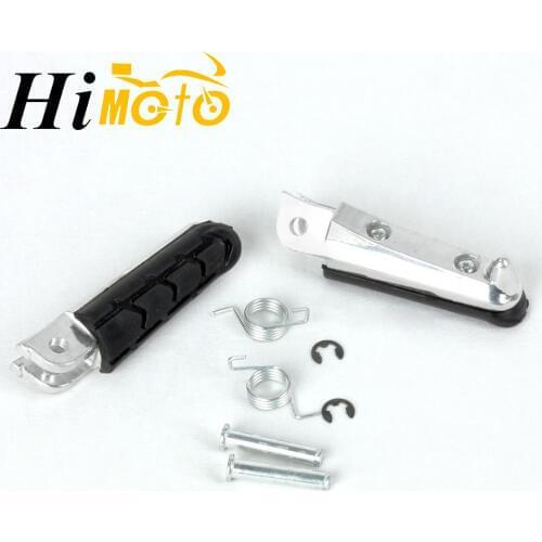 Motorcycle Front Foot Pegs Footrest For Kawasaki Vulcan 800 900 1500 1600 2000 Ninja 250 ZX6R ZX10R For Honda Shadow 600 VLX DLX