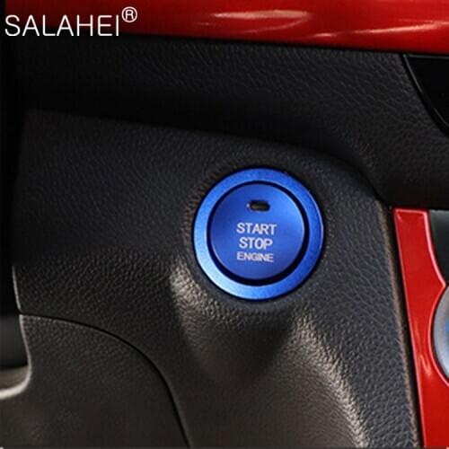 Car Styling Sticker Accessories Ring Auto Engine Start Stop Button Cover Case For Hyundai MISTRA 2014 2015 2016 2017 2018 2019