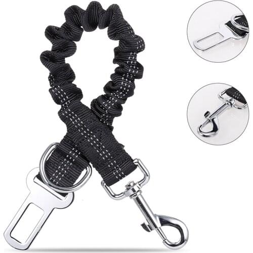 Pet Products dog Traction Rope For Dog Seat Pet Safety Belt Reflective Dog Car Harness with Seatbelt Buckle Dog Supplies Leash