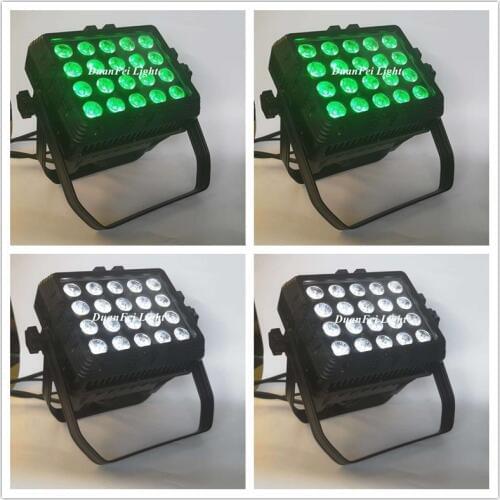 2pcs 20x10w rgbw led par outdoor waterproof washing wall led 4in1 quad color spotlight for city