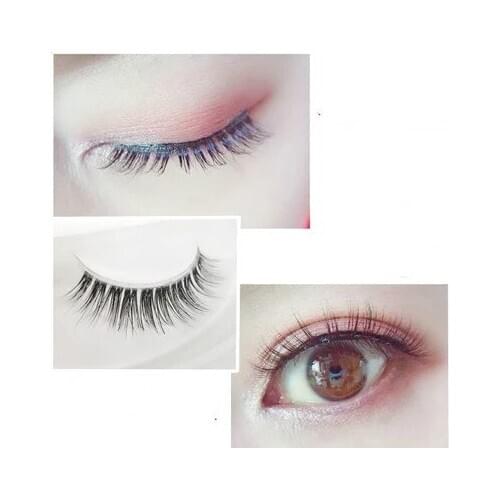 1 Pair 3D Mink eyelashes Hand made Makeup false eyelashes Natural long eyelash extension Thick fake lashes makeup tool m51