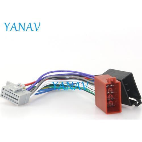 15-105 Car ISO Harness Head Cable for PANASONIC CQ Stereo Radio Wire Adapter Plug Wiring Connector Cable Car Stereo Radio