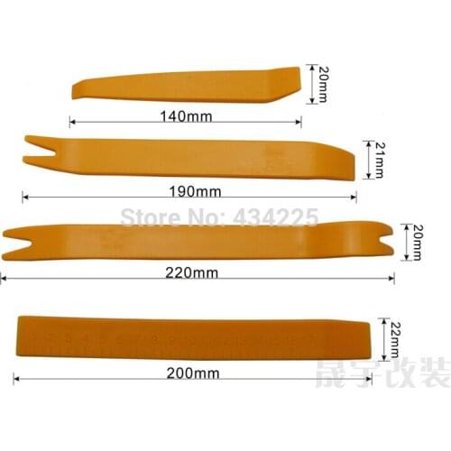 4pcs Car Door Plastic Trim Panel Dash Installation Removal Pry Tool Kit Panel Trim Dash Audio Removal Installer Pry Kit Repair