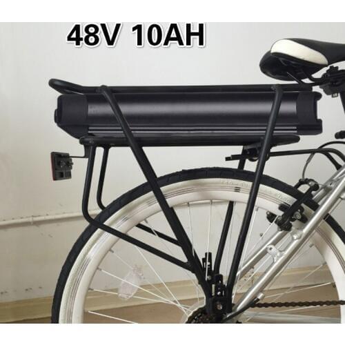 48V 10ah Battery e-bike with 3A charger BMS 48v lithium motorcycle battery 18650 electric bike 48v 1000W ebike frame motor accu