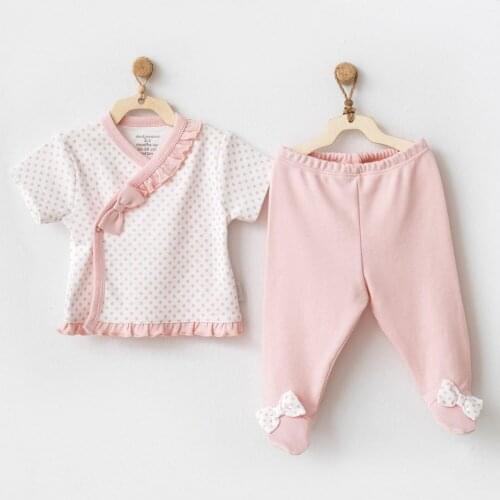 Andywawa AC20707 Pink Balloons 2li Suit Ecru