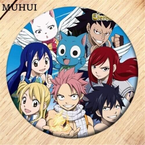 Free Shipping Anime FAIRY TAIL Brooch Pin Cosplay Badge Accessories For Clothes Backpack Decoration Childrens gift B006